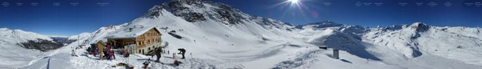 360° Winterpanorama Martellerhütte