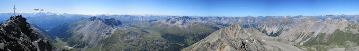 360° Panoramabild Piz Sesvenna 3.204 m