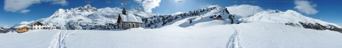 360° Winterpanorama Zufallhütte