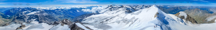 360° Winterpanorama Zufallhütte